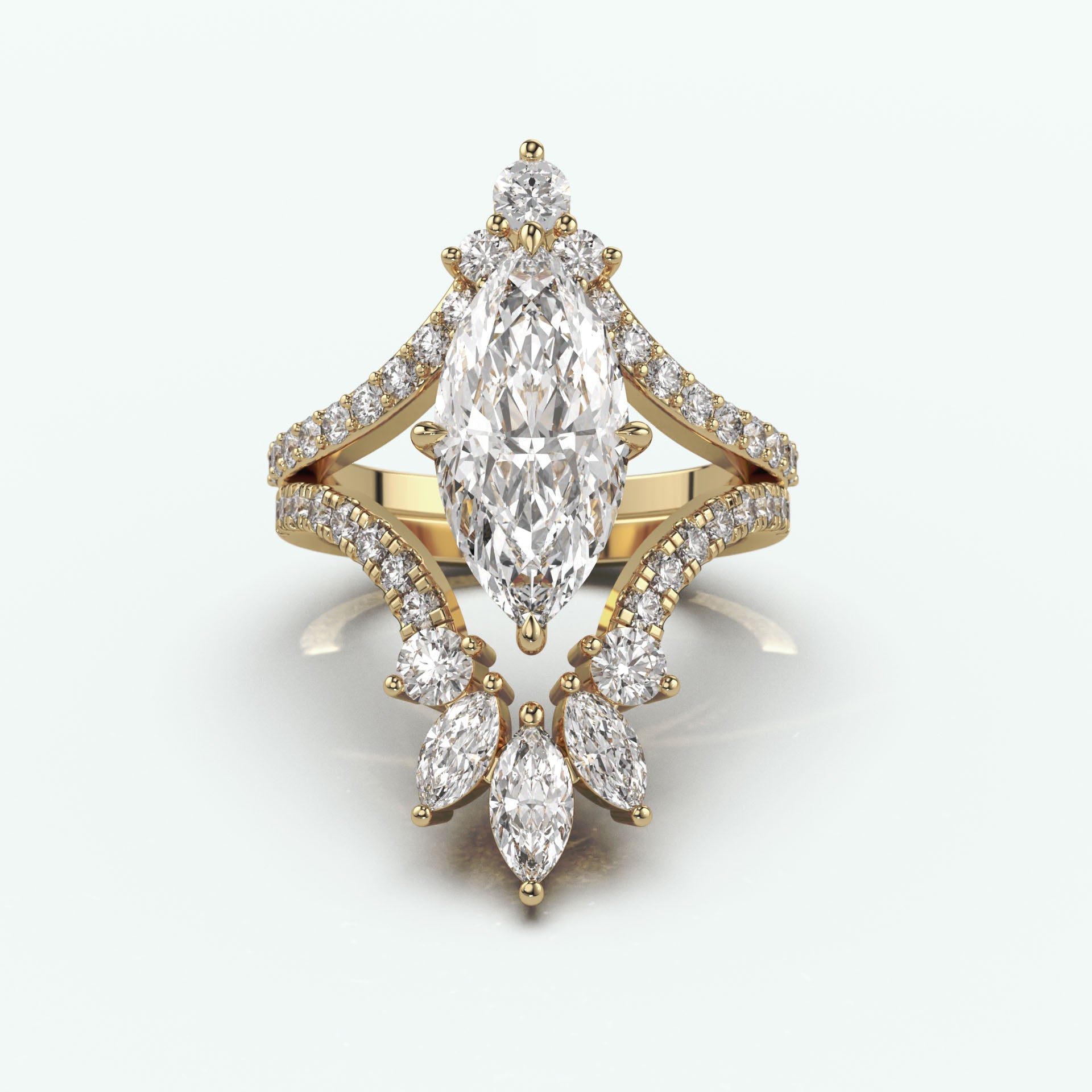 The Sasha With 2.75 Carat Oval Shape Lab Grown Diamond