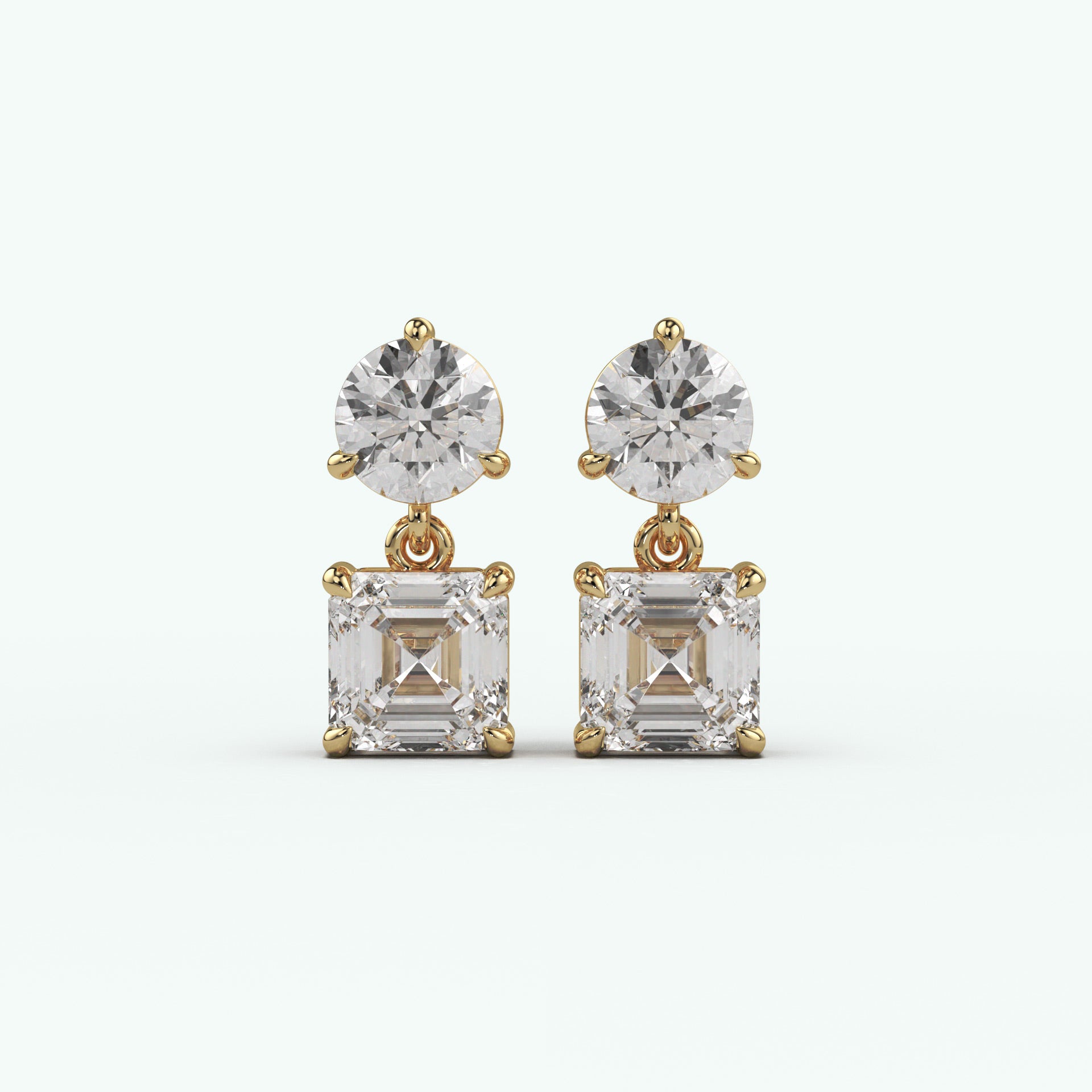 Yellow Gold - Asscher
